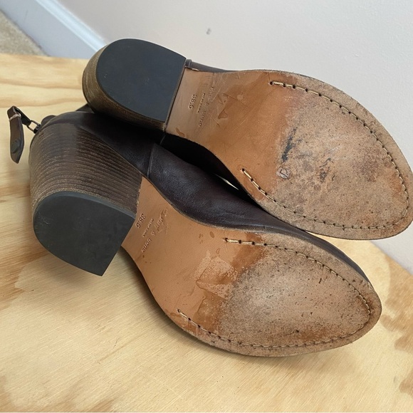 Rag & Bone Classic Newbury Brown Leather Ankle Bootie - Picture 7 of 10